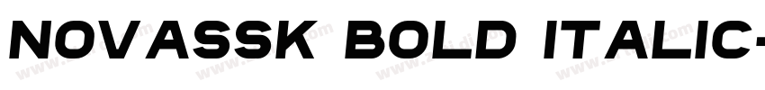 NovaSSK Bold Italic字体转换